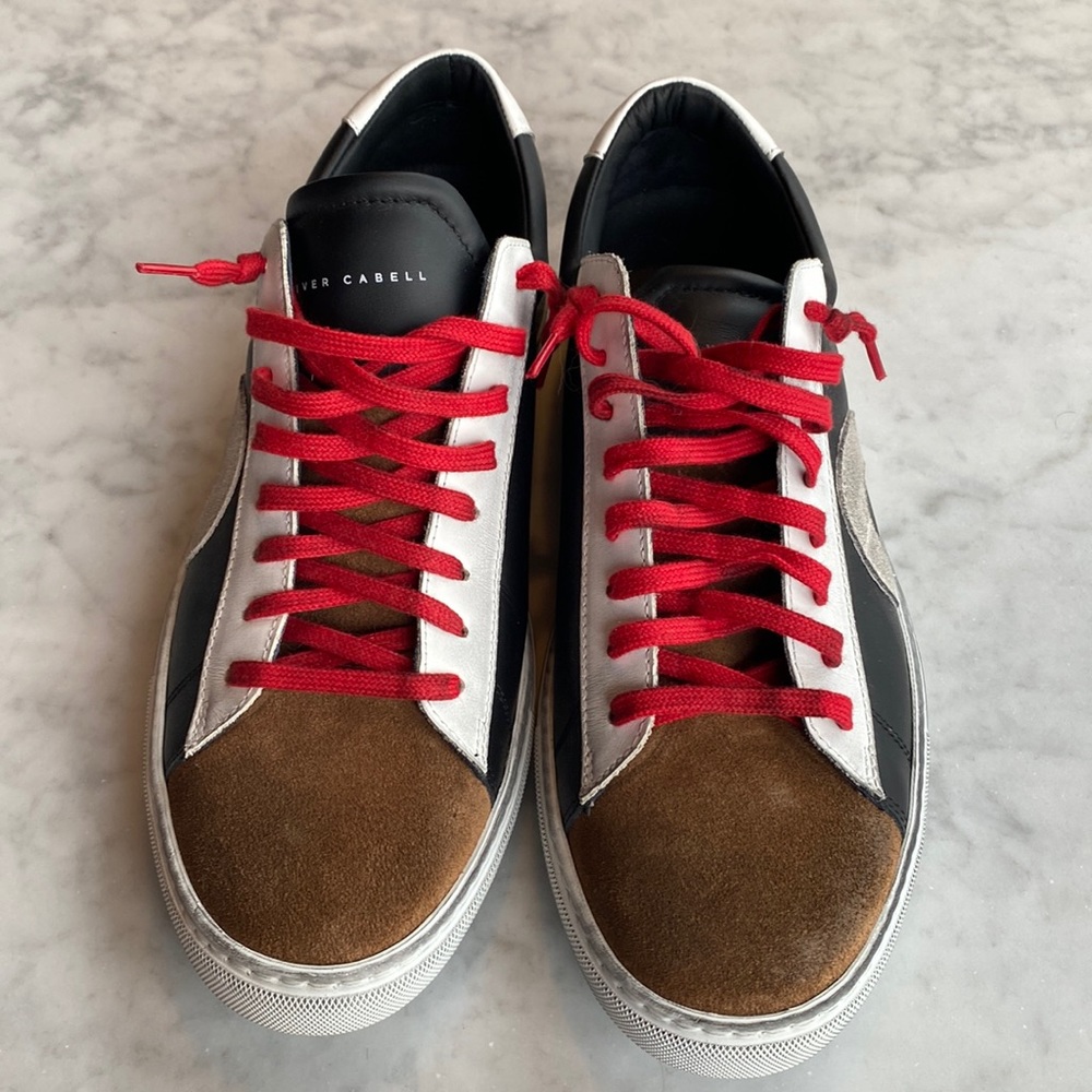 Never worn, Oliver Cambell, Italian sneakers.